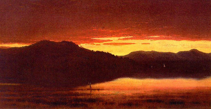 Sanford Robinson Gifford Twilight at Mt Merino oil painting image